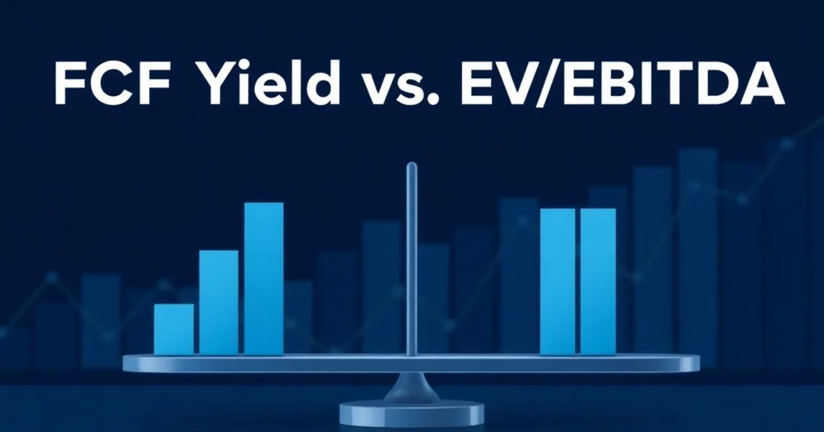 FCF Yield vs. EV/EBITDA: Key Differences