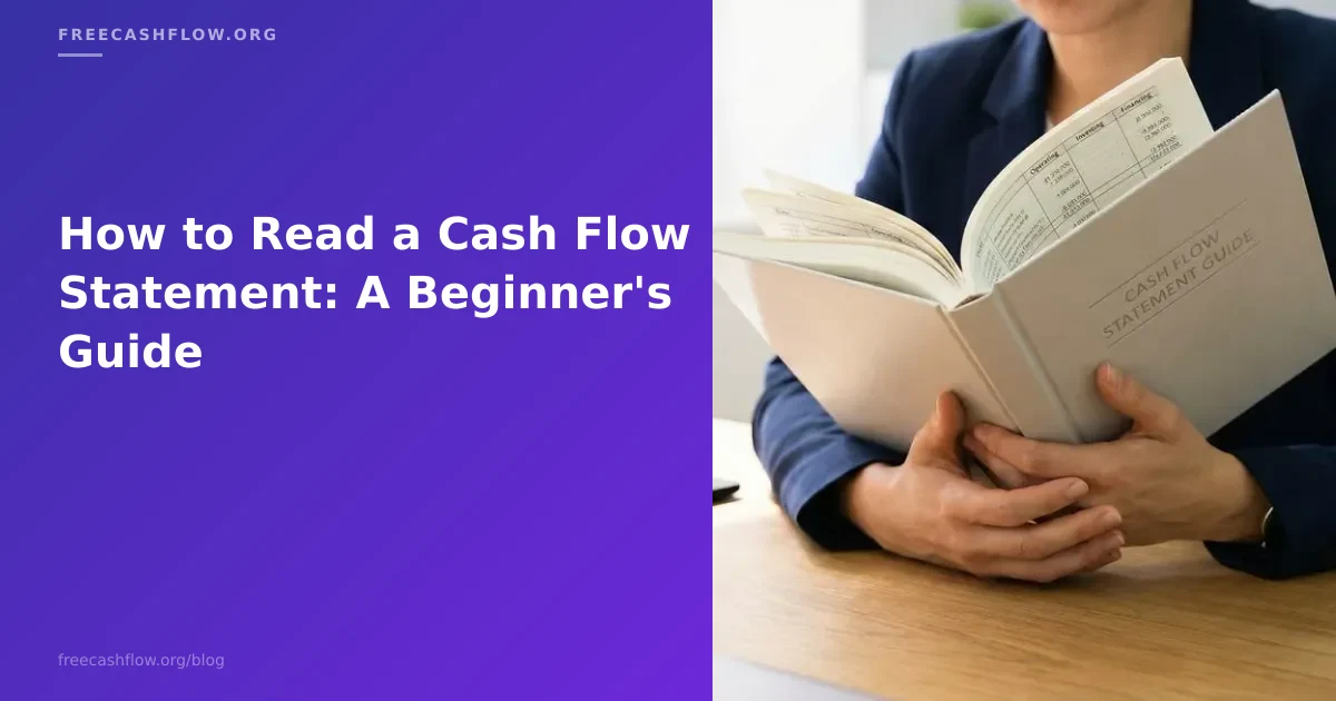 How to Read a Cash Flow Statement: A Beginner's Guide